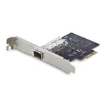 StarTech.com 1-Port GbE SFP Network Card, PCIe 2.1 x1, Intel I210-IS, 1GbE Controller, 1000BASE Copper/Fiber Optic, Single-Port Gigabit Ethernet NIC, Desktop/Server Backplanes (P011GI-NETWORK-CARD)