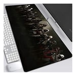 Mouse Mat Assassin's Creed XXL Anime Mouse Pad, Speed Gaming Mouse Mat, Extra Large 900 x 400 x 3mm, Water-Resistant Mousepad with Non-Slip Rubber Base,Smooth Cloth Surface for computer PC, A