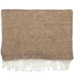 Pläd 130X170 cm, Beige/Vit