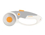 Fiskars Titanium Rotary Cutter, Ø 60 mm, For Right- and Left-handed Users, Orange/White/Grey, 1004753