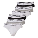 Calvin Klein Kalsonger 6P Cotton Stretch Hip Brief Flerfärgad bomull X-Small Herr
