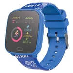 Smartwatch til Børn - JW100 - Bluetooth - Vandtæt - Puls - Blodtryk - Fitness Tracker - Blå