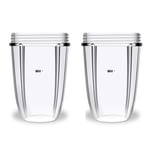 18oz Cup for Compatible with Nutribullet 600W/900w Replacement Parts Blender Juicer Mixer (2 Pack)
