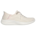 Skechers Women's Ultra Flex 3.0 Tan Low Top Sneaker Shoes Footwear Walk Runni