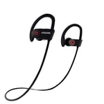Bluetooth Headphones Sport, Wireless In-Ear Earphones with HD Microphone, Waterproof Sports Headphones, Sweatproof Earbuds for Running, Jogging and Gym, Wireless In-Ear Headphones
