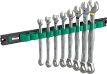 Wera 9632 Magnetic Rail 6000 Joker Imperial 1, Ring Ratchet Spanner Set - 05020016001