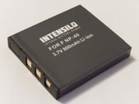 Batterie Li-Ion INTENSILO 800mAh (3.7V) pour appareil photo, caméscope Agfa DC-735. Remplace: NP-40, D-Li8, Klic-7005.