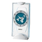 Seiko UK Limited - EU Mantel Clock, White & Silver, Extra Lang