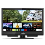 Cello C1624WS-12V 16" Smart Camping Voyage TV WEBOS by LG Full HD LED TV Triple Tuner DVB-T/T2-C-S/S2 HDMI USB Bluetooth 12V Adaptateur Voiture Pitch Perfect Sound pour Une expérience sonore Unique