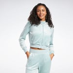 Reebok Classics Energy Q4 Velour Zip-Up Sweatshirt