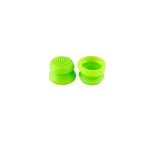 2 Pcs Silicone Analog Grip Thumbstick Extra Cover High Enhancements Thumb Sticks Pour Ps4 Pro Slim Controller,Vert