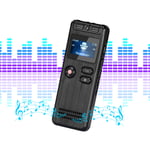 Lychee Professional Digital Voice Recorder, USB 1536Kbps 8GB Sound Audio Recorder, Support TF Card Expansion, Perfect for Lectures/Meeting/Conversation/Interviews