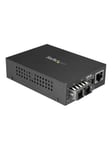 Gigabit Ethernet to SC Fiber Media Converter - 1000Base-SX - Multimode 550 m - fibermedieomformer - 10Mb LAN 100Mb LAN