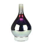 YDong 3D Firework Glass Vase Shape Air Humidifier with 7 Color Led Night Light Aroma Essential Oil Diffuser Mist Maker Ultrasonic Humidifier White Uk Plug