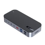 Choetech Hub USB-C - USB-C PD/USB-A/HDMI/VGA/DP/SD/TF/RJ45/AUX