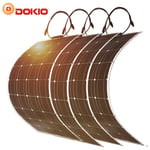 Dokio - 400w Panneau solaire flexible pour Caravane/Auto/Camping