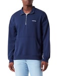 Calvin Klein Men's Sweatshirt no Hood, Blue (Blue Shadow), S