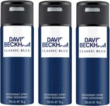 David Beckham Classic Blue Deodorant Anti-Perspirant Body Spray for Men, 150 Ml