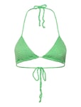 Mango Beaded Crochet Bikini Top Grön