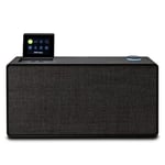 Pure Evoke Home All-in-One Stereo Music System (DAB+/FM Radio, Internet Radio, Podcasts, Spotify Connect, Bluetooth, CD, foldable colour display) Coffee Black