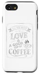 Coque pour iPhone SE (2020) / 7 / 8 Funny Design Brewed Bliss : Collection pour les amateurs de café