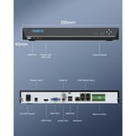 Reolink RLN36 36 kanalers NVR med opptil 48TB lagringskapasitet