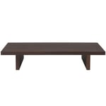 Ferm Living Kona Low Sidebord 78 x 14x 47,5 cm, Dark Stained Eikefanér