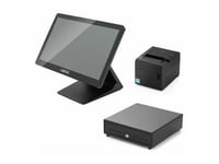 Capture - Allt-I-Ett 1 X Core I3 1115G4 / Upp Till 4.1 Ghz - Ram 8 Gb - Ssd 128 Gb - Uhd Graphics - Gigabit Ethernet - Win 10 Iot Enterprise Value - Skärm: Lcd 15.6" 1366 X 768 (Hd) Pekskärm - Med Capture Ca-Cd330-480B Cash Drawer