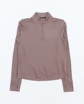 NIKE TRAIL W TRAIL DRI-FIT 1/4-ZIP RUNNING MID-LAYER TOP MINK BROWN/BLACK Dam MINK BROWN/BLACK