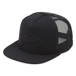 VANS CLASSIC PATCH TRUCKER HAT SNAPBACK CAP  BLACK (ONE SIZE)