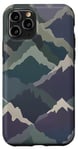 iPhone 11 Pro Trendy Camouflage Pattern for Mountain, Forest Green Case