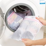 Zipped Lingerie Washing Bag Laundry Machine Mesh Clothes Soc 细网30*40cm