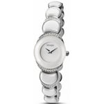 SEKSY 2307 Ladies Rhodium Plated White Dial Bracelet Watch RRP £89.99