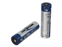 Ansmann 1307-0002, Laddningsbart batteri, Litium-Ion (Li-Ion), 3,6 V, 2600 mAh, 9,36 wh, Silver