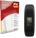 atFoliX 3x Screen Protection Film for Garmin Vivofit 3 matt&shockproof