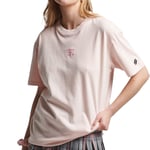 T-Shirt Rose Femme Superdry Garment Dye