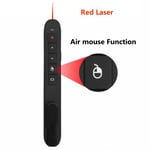 Couleur i9 avec la souris de l'air pointeur de présentation laser sans fil rechargeable 2.4G, avec souris à Air, télécommande pour
