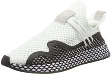 adidas Men's Deerupt New Runner Trainers, White (Core Black/Footwear White 0), 10.5 UK