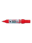 Pilot Pen V-Super Color Medium Tip Bullet Marker - Red