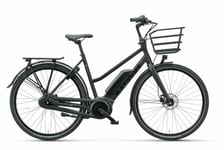 Batavus Batavus Harlem E-Go | Elcykel Mittmotor | Lågt insteg | Svart