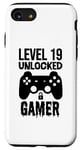 iPhone SE (2020) / 7 / 8 Gamer 19th Birthday Funny - Level 19 Unlocked Gamer Case