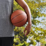 Amazon Basics Ballon de basket en composite PU Taille officielle, Brun