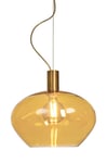 Aneta Lighting Bell Taklampa 35Cm Mattmässing-Amber