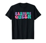 Sashimi Queen Womens Retro Vintage Wavy Groovy T-Shirt