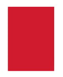 Folia 6320 - Lot de 50 Feuilles de Papier de Couleur - Rouge Vif - Format A3-130 g/m² - pour Le Bricolage et la Conception créative des Cartes, des Images de fenêtre et pour Le Scrapbooking