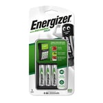 Energizer Chargeur de piles Maxi pour format AA et AAA + 4 accus rechargeables 2000 mAh