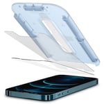 Spigen iPhone 12 Pro Max Skärmskydd med installationsram (2-pack) GLAS.tR EZ Fit