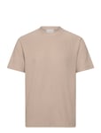 Selected Homme Slhrelax-Plisse Tee Ex Beige