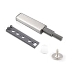 Dörrbroms, 10 stycken Dämpningsbuffert Tryck för att öppna spärr, Tryck för att öppna system Dämpningsbuffert för skåpsdörr Låda Spärr med magnetisk bit för dörr, C