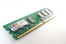 ICEmemory imd184s333erg12r – 1 Go DDR-333 DIMM ECC des CL2.5 18 Puce Dual Rank (PC-2700) 64 Mx8 Dual Rank, Couleur Noir